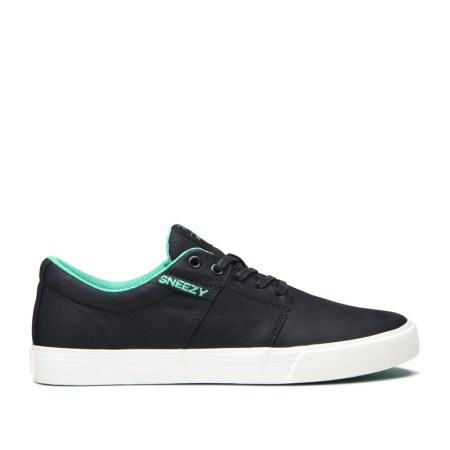Supra Stacks II Vulc Svart Joggesko Dame [NO-1-J079]